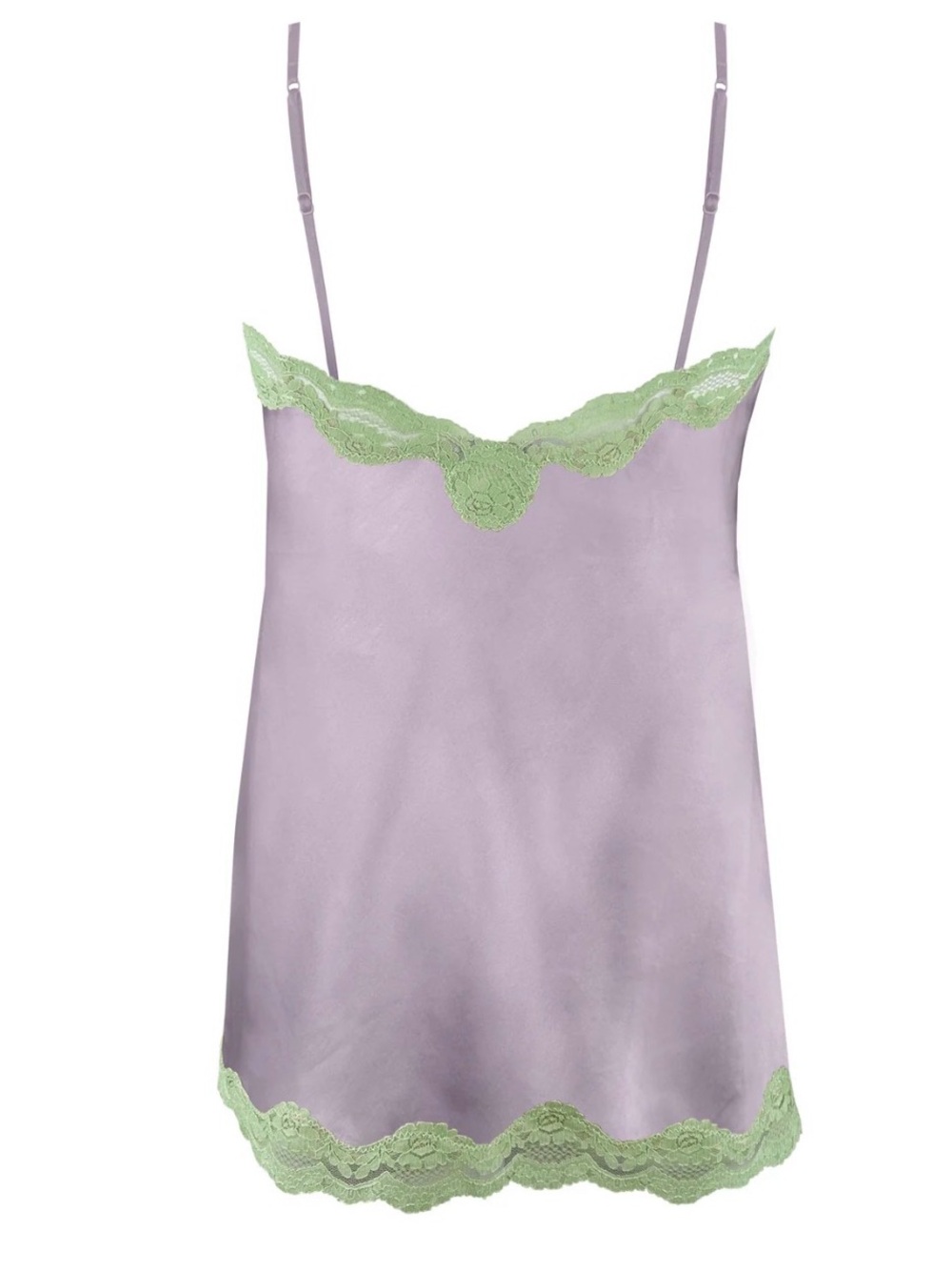 NWT Gold Hawk 100% Silk Lace Chemise Purple Haze XS GH507 - Picture 4 of 11
